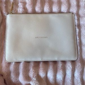 Light blush travel pouch